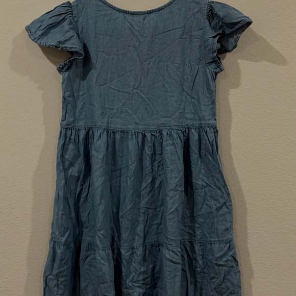 Cat & Jack Blue Ruffled Buttoned Sundress - Picture 3 of 3